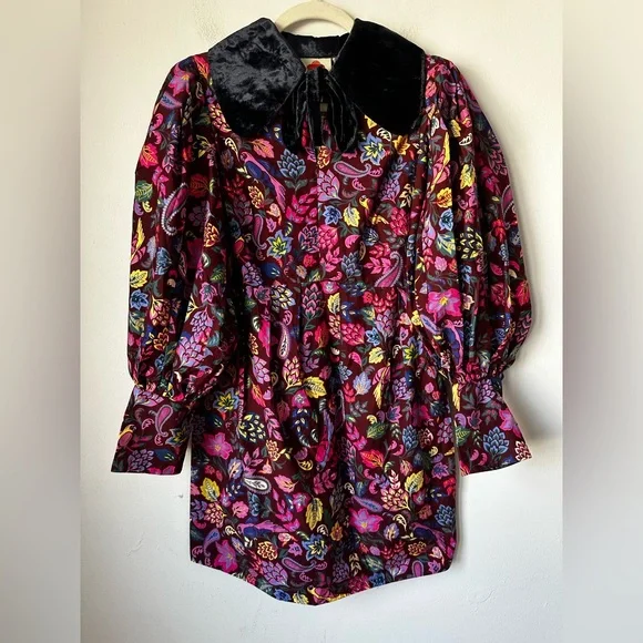 FARM Rio | Dresses | Farm Rio Floral Mini Dress With Black Velvet Collar | Poshmark FARM Rio | Dresses | Farm Rio Floral Mini Dress With Black Velvet Collar | Poshmark